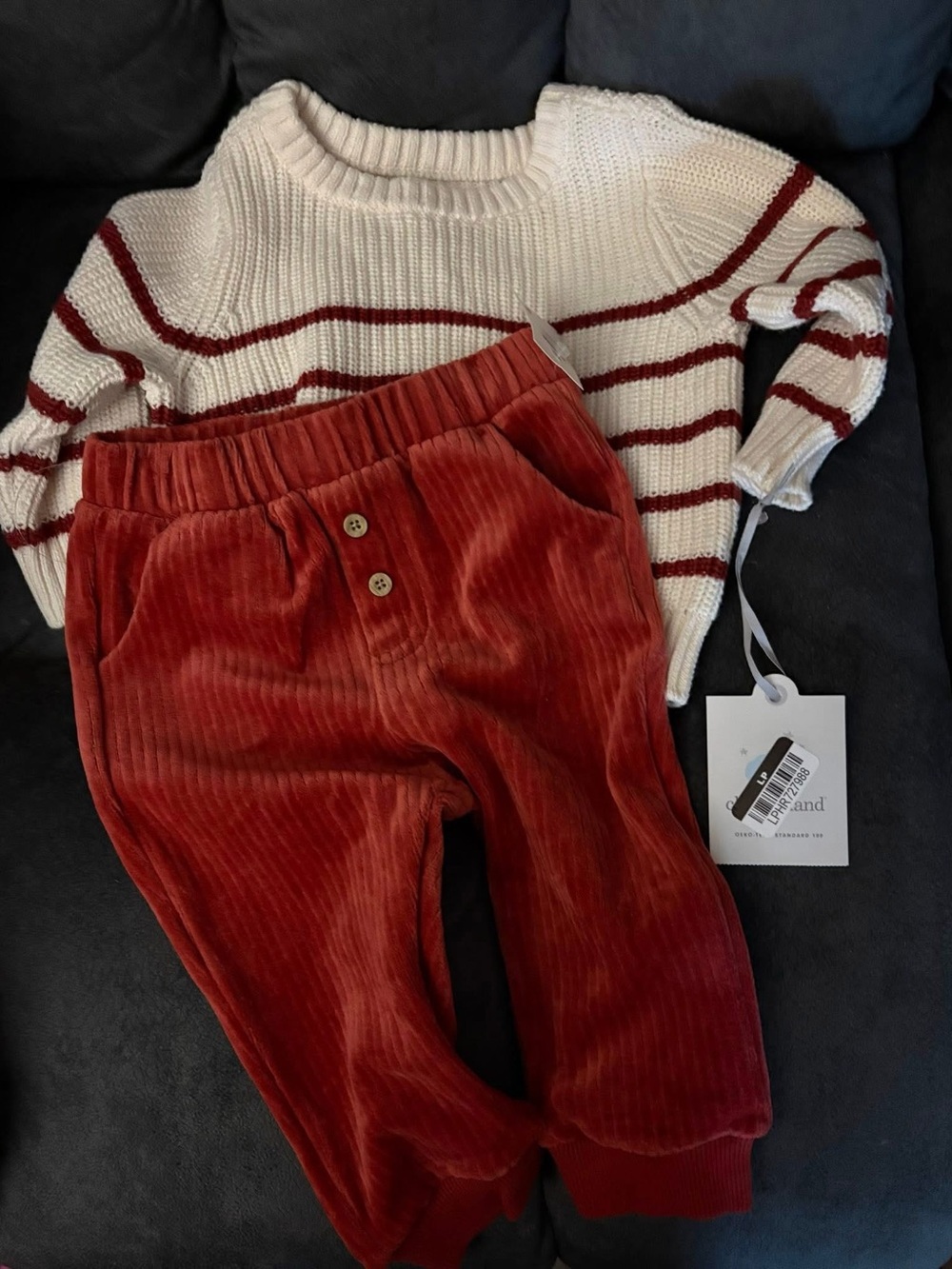 Target Kids Corduroy Jogger Pants in Rust